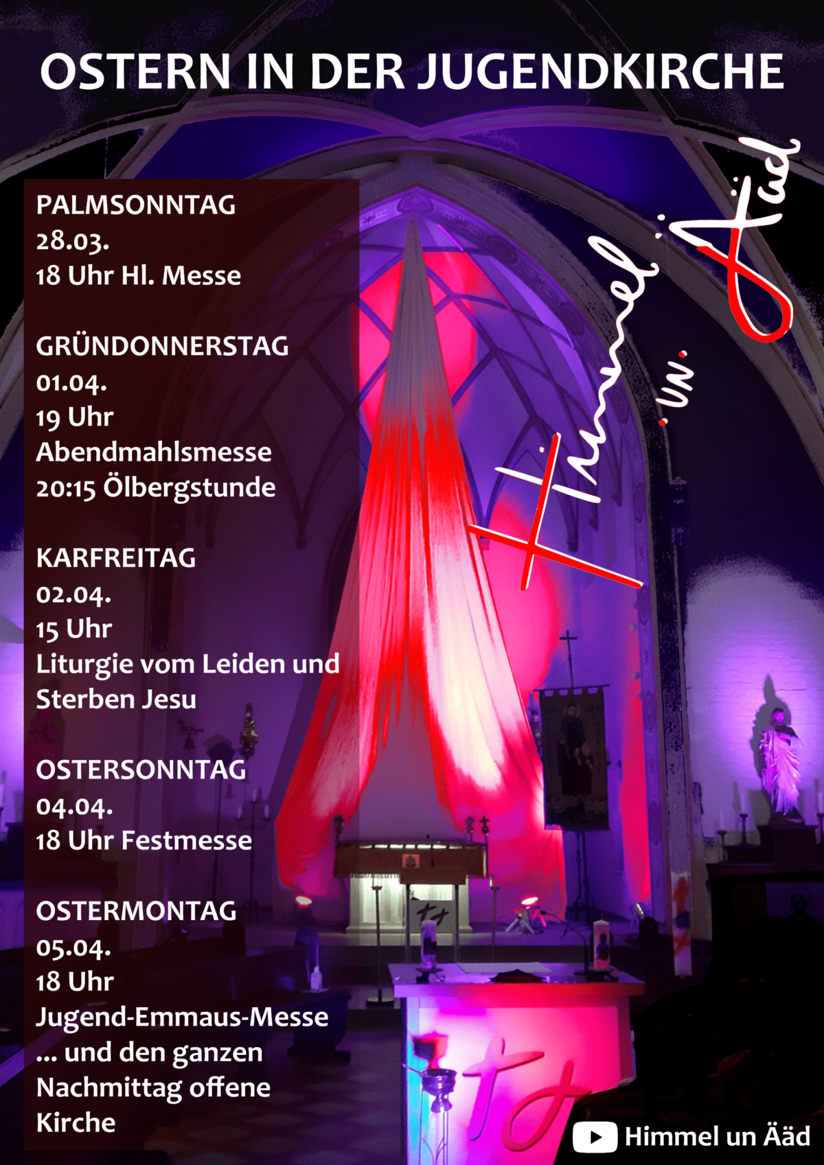 Ostern 2021 aus der Jugendkirche (c) Jugendkirche Himmel un Ääd