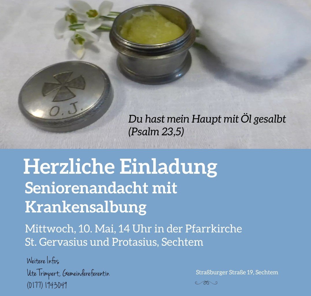 2023_05_Seniorenandacht_Sechtem_Krankensalbung_2023 (c) Ute Trimpert, Gemeindereferentin