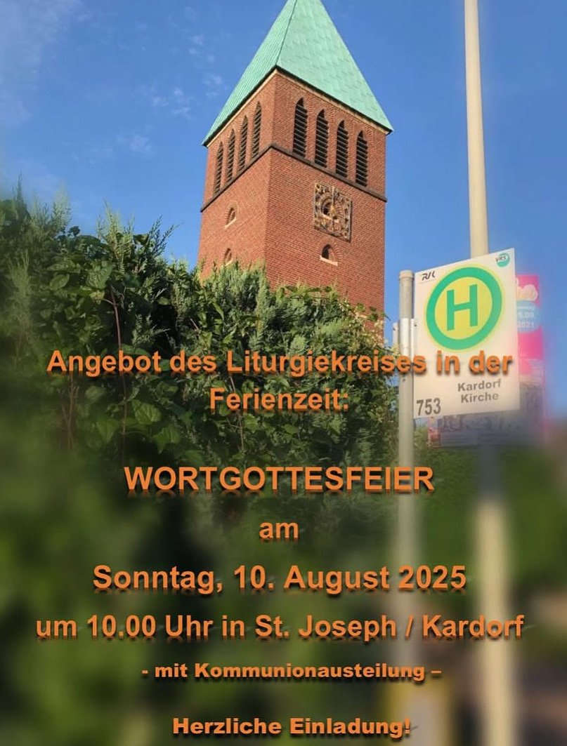 2025.08.10_Wortgottesfeier in St. Joseph (c) Pfarrer Silvio Eick
