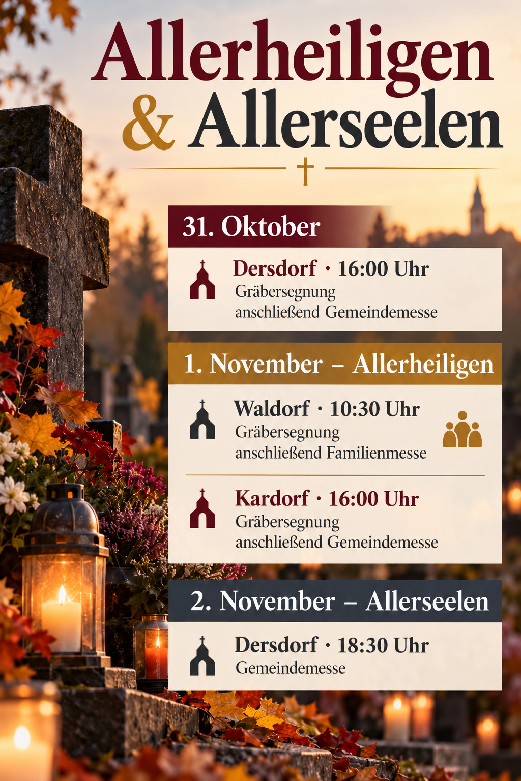 2026_DKW_Allerheiligen u. Allerseelen (c) Pfarrer Silvio Eick