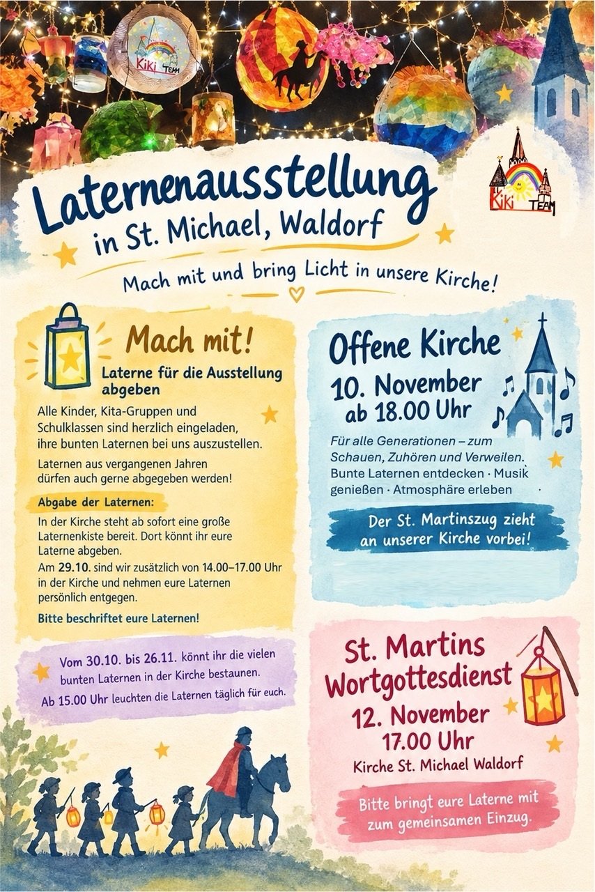 2026_Laternenausstellung Waldorf (c) Pfarrer Silvio Eick