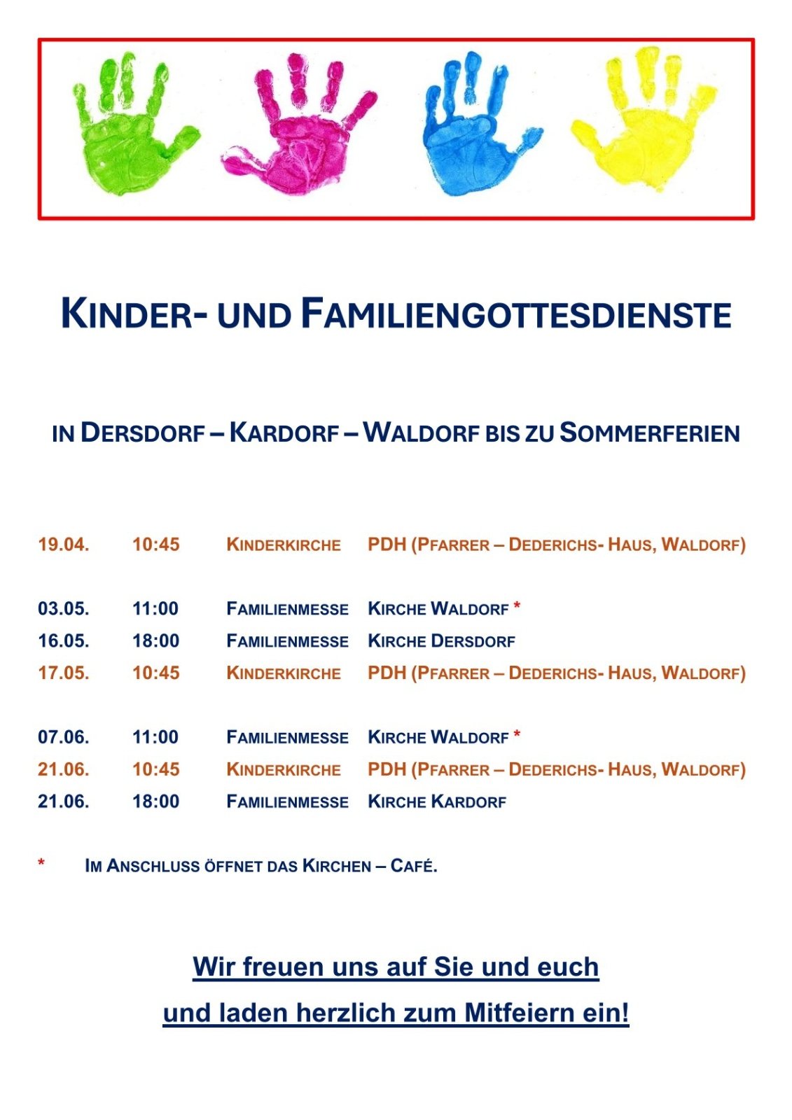 Familiengottesdienst DKW bis zu den Sommerferien-1 (c) Pfr. Silvio Eick