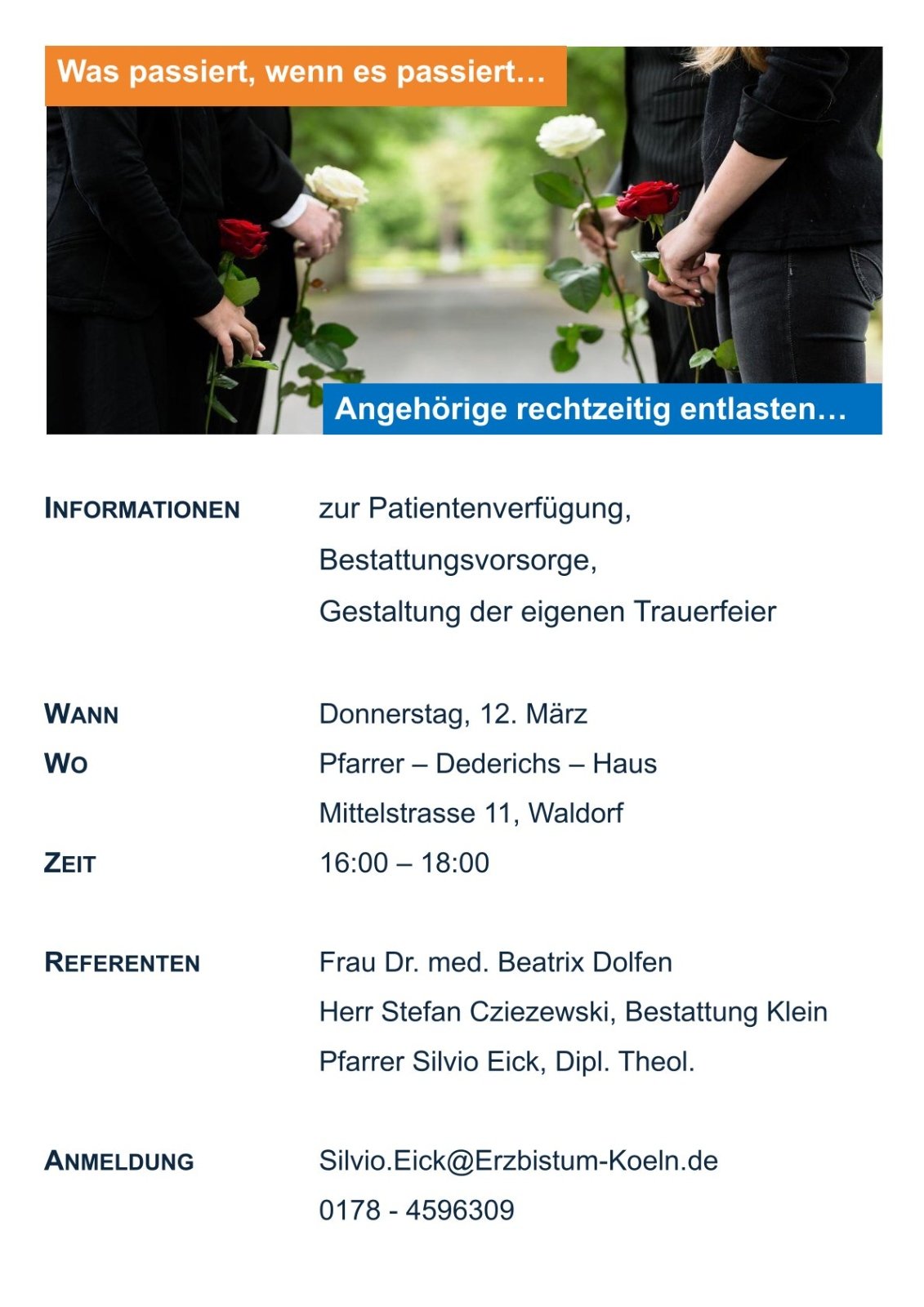 Gestaltung der eigenen Beerdigung2026-1 (c) Pfarrer Silvio Eick