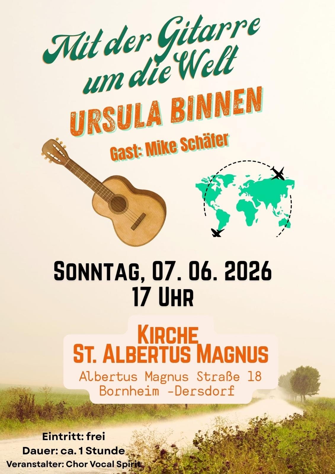 Mit der Gitarre um die Welt