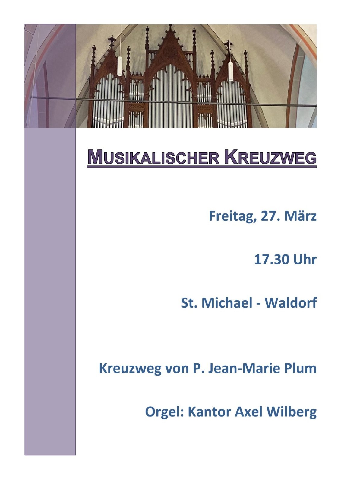 Musikalischer Kreuzweg 2026-1 (c) Pfr. Silvio Eick