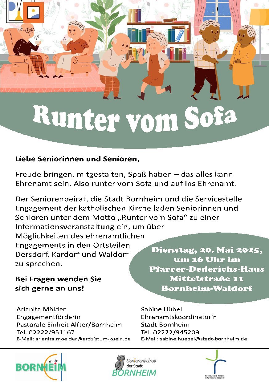 Runter vom Sofa1. (c) Stadt Bornheim