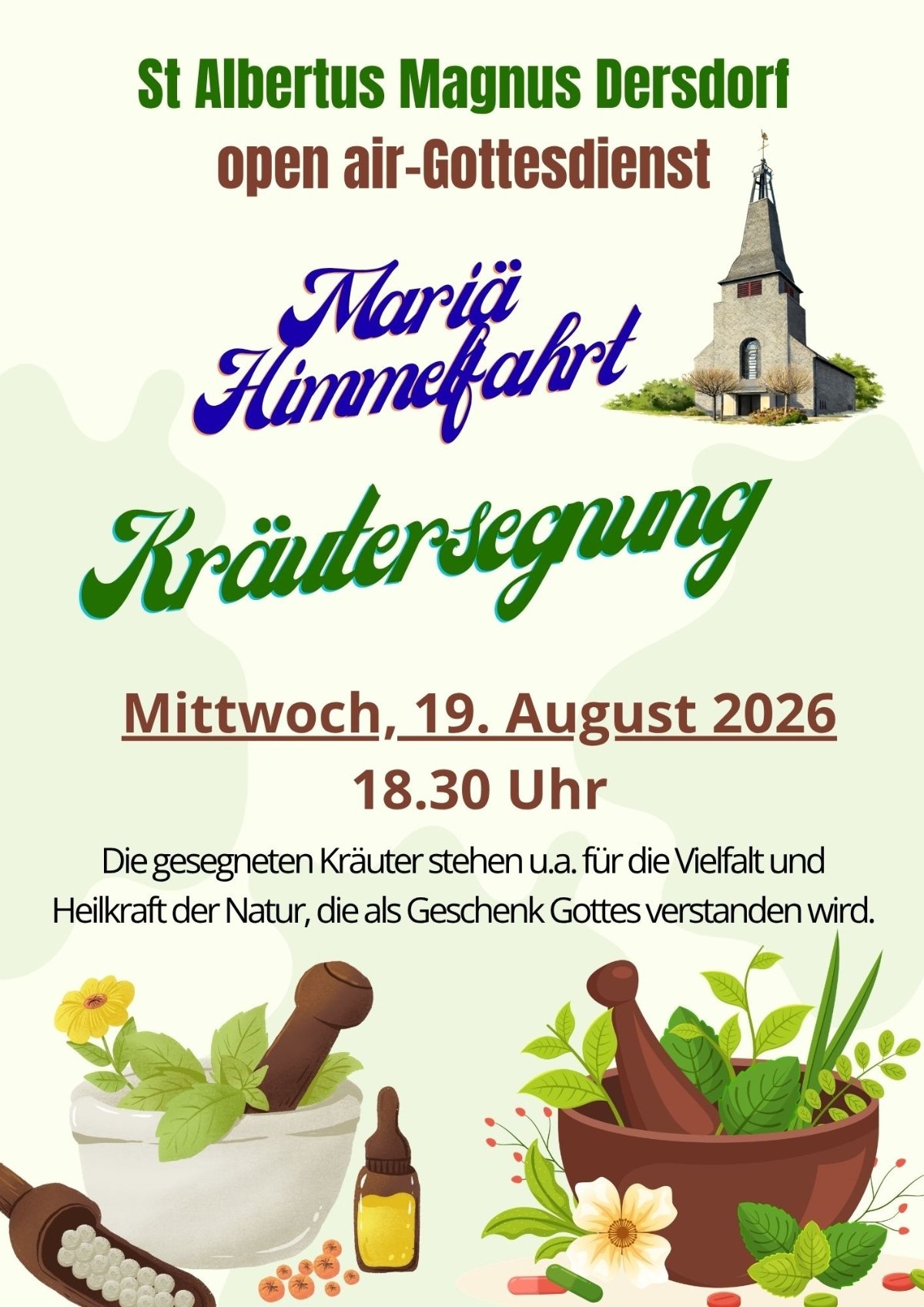 open Air Gottesdienst (c) Pfarrausschuss Dersdorf